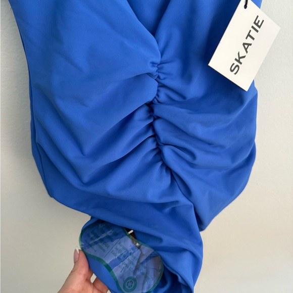 Skatie Blue One Piece Swimsuit - Picture 4 of 5